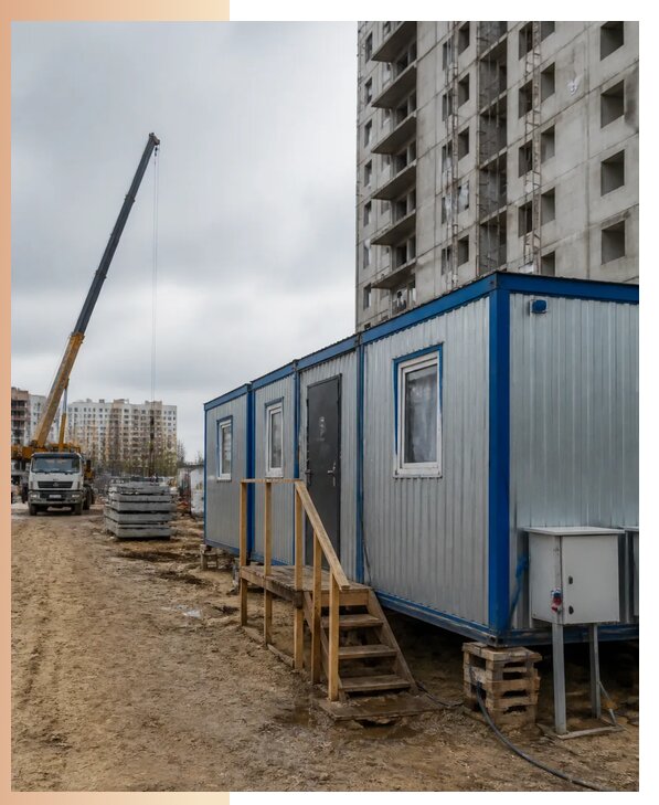 Аренда строительных вагончиков для рабочих в Прохладном